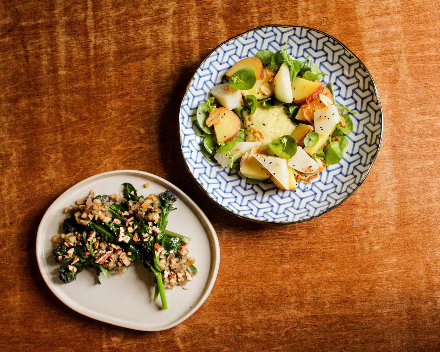 dishes spread at Cafe Lolo - photo by Joey Tostenson